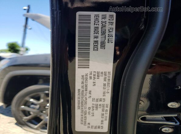 3C4NJDBN7TT166087 2026 JEEP COMPASS Black VIN კოდის სტიკერის ხედი