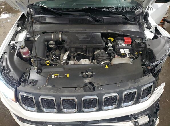 3C4NJDBN8PT561742 2023 JEEP COMPASS White Vista interior de 360 grados