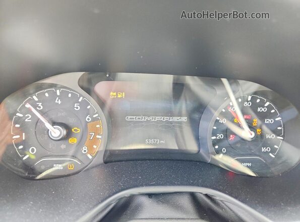 3C4NJDBN8RT176782 2024 JEEP COMPASS Black Instrument cluster view