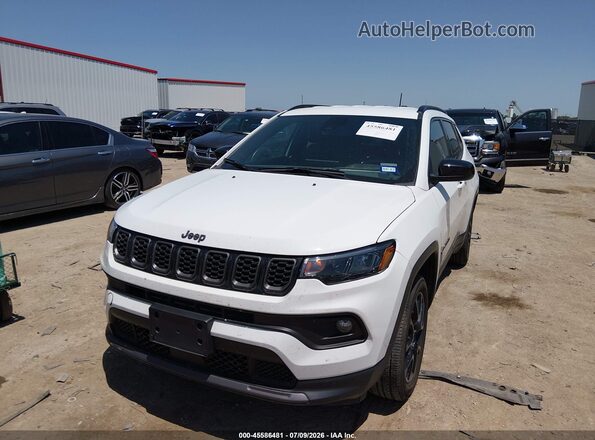 3C4NJDBN9ST571589 2025 JEEP COMPASS White Vista tres cuartos delantera izquierda