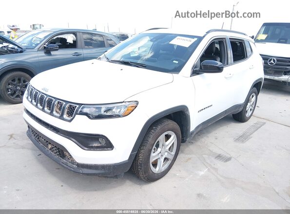 3C4NJDBNXRT607784 2024 JEEP COMPASS White Առջևի ձախ երեք քառորդ տեսարան