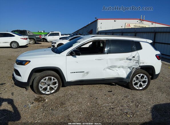 3C4NJDBNXST603708 2025 JEEP COMPASS White Սալոնի 360 աստիճան տեսք
