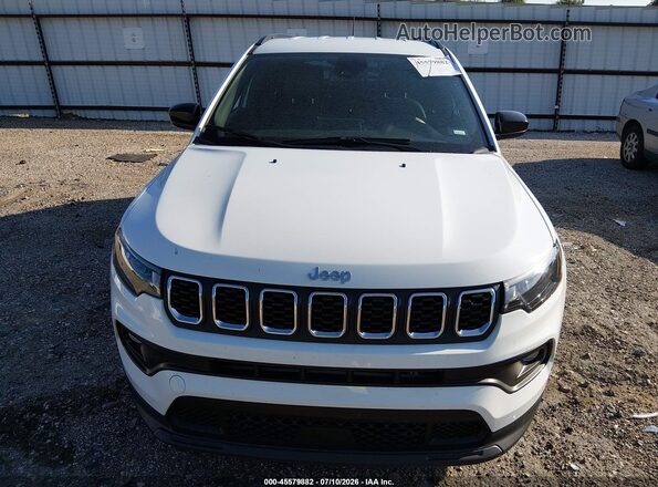 3C4NJDBNXST603708 2025 JEEP COMPASS White Սարքավորումների վահանակի տեսք