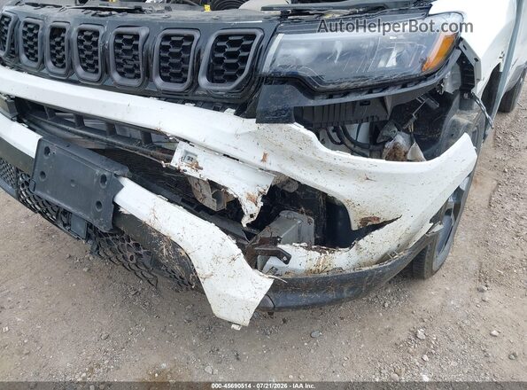 3C4NJDBNXST618080 2025 JEEP COMPASS White Vista frontal