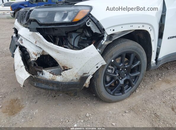 3C4NJDBNXST618080 2025 JEEP COMPASS White Vista del cuadro de instrumentos