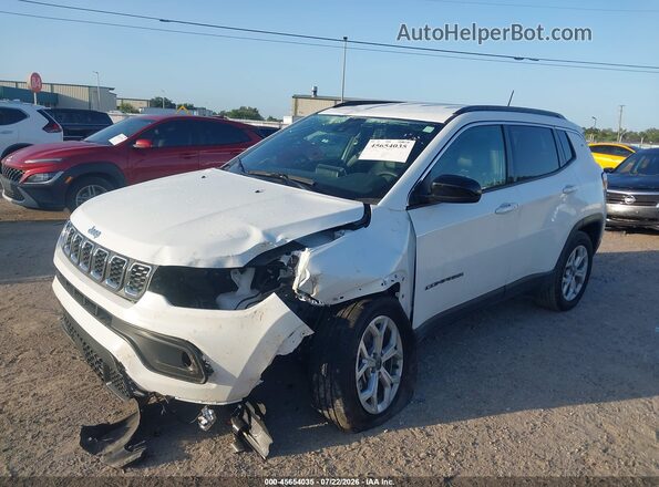 3C4NJDBNXTT189959 2026 JEEP COMPASS White Vista tres cuartos delantera izquierda