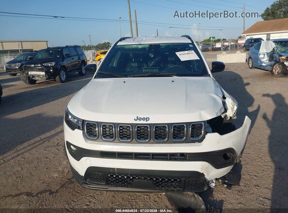 3C4NJDBNXTT189959 2026 JEEP COMPASS White Vista del cuadro de instrumentos