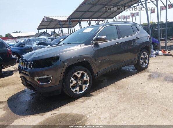 3C4NJDCB0KT771734 2019 JEEP COMPASS Серый Передняя левая четверть