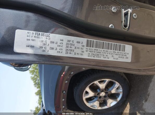 3C4NJDCB0KT771734 2019 JEEP COMPASS Серый Вид подкапотного пространства