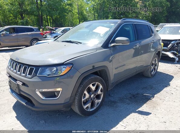 3C4NJDCB0KT791966 2019 JEEP COMPASS Gray Vista tres cuartos delantera izquierda