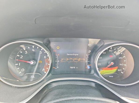 3C4NJDCB0LT231379 2020 JEEP COMPASS Черный Вид щитка приборов