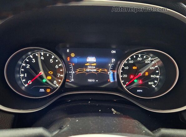 3C4NJDCB0LT245041 2020 JEEP COMPASS Black Vista del cuadro de instrumentos