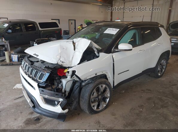 3C4NJDCB0MT521641 2021 JEEP COMPASS White წინა მარცხენა ხედი სამი მეოთხედიდან