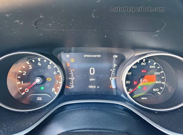 3C4NJDCB0MT600212 2021 JEEP COMPASS Black Instrument cluster view