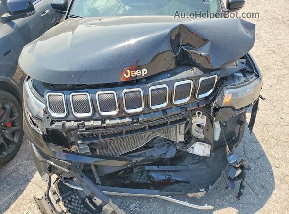 3C4NJDCB0NT226458 2022 JEEP COMPASS Black Vista del compartimento del motor