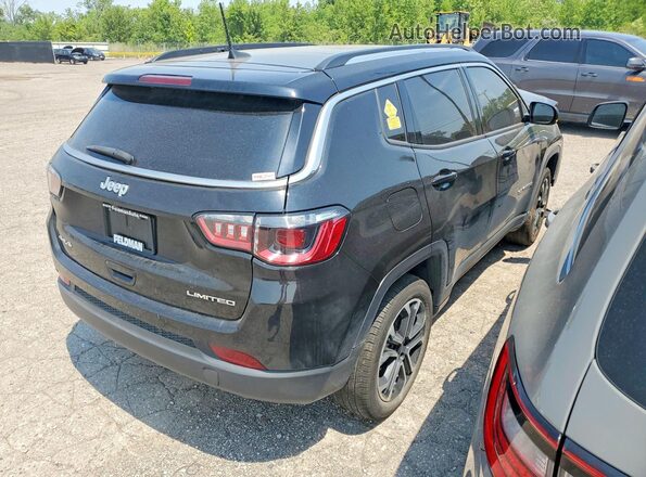 3C4NJDCB0NT226458 2022 JEEP COMPASS Black Trasero derecho