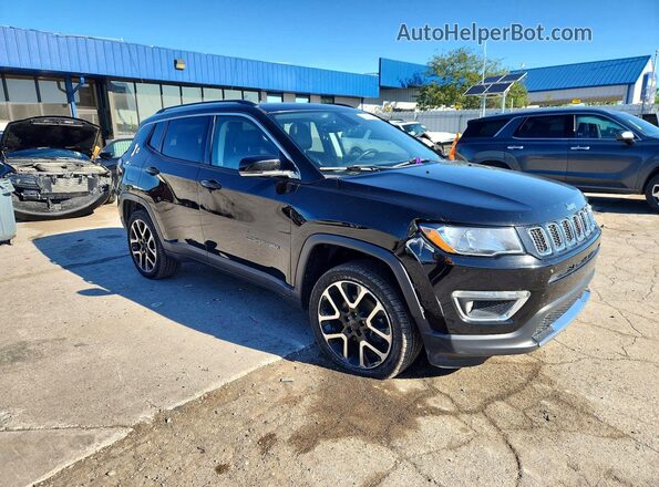 3C4NJDCB1HT664880 2017 JEEP COMPASS Black Przód prawy