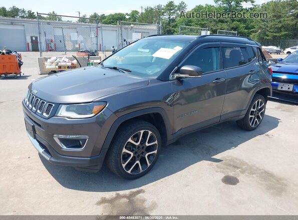 3C4NJDCB1JT116044 2018 JEEP COMPASS Gray წინა მარცხენა ხედი სამი მეოთხედიდან