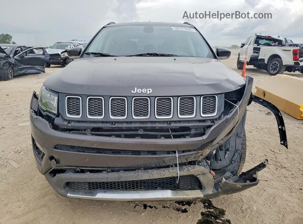 3C4NJDCB1JT354332 2018 JEEP COMPASS Gray წინა ხედი