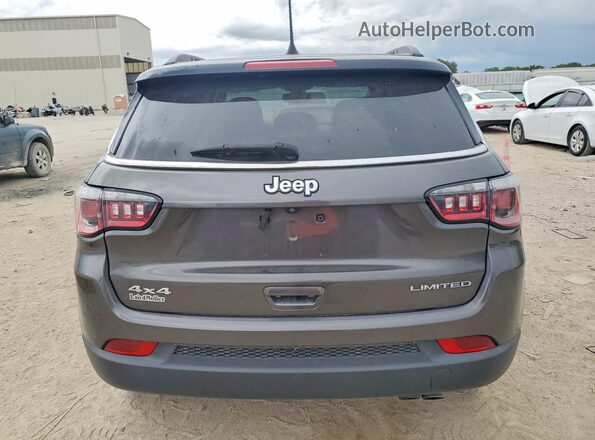 3C4NJDCB1JT354332 2018 JEEP COMPASS Gray უკანა ხედი
