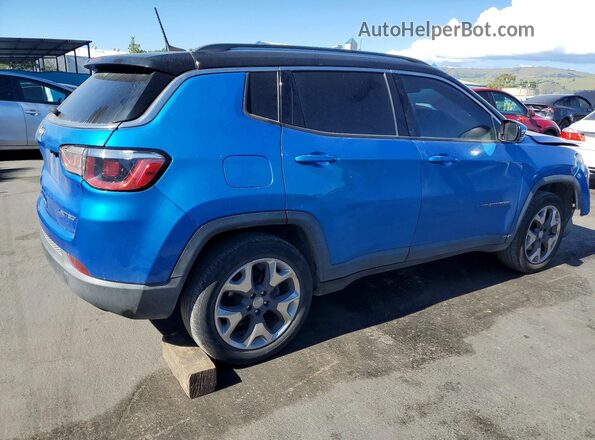 3C4NJDCB1KT753842 2019 JEEP COMPASS Blue Հետևի աջ