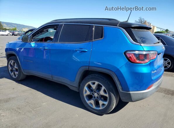 3C4NJDCB1KT753842 2019 JEEP COMPASS Blue Հետևի ձախ