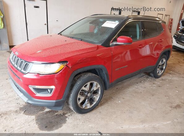 3C4NJDCB1KT812288 2019 JEEP COMPASS Красный Передняя левая четверть