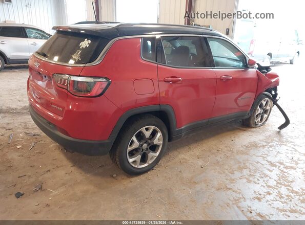 3C4NJDCB1KT812288 2019 JEEP COMPASS Красный Задняя правая четверть