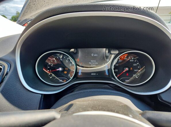 3C4NJDCB1KT842262 2019 JEEP COMPASS Black Vista del cuadro de instrumentos