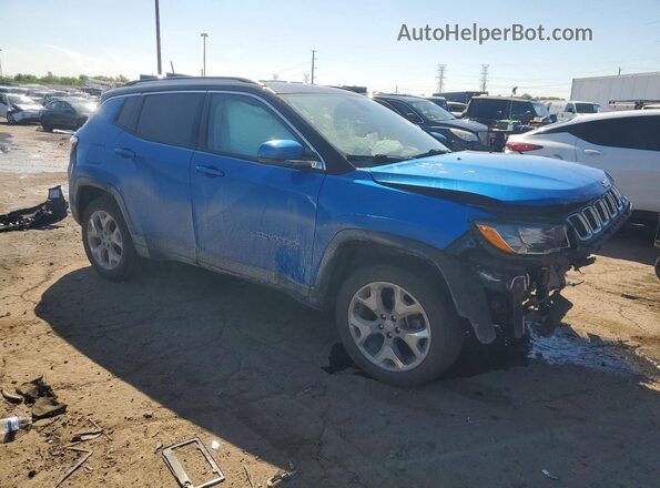 3C4NJDCB1LT215904 2020 JEEP COMPASS Blue Передня права чверть
