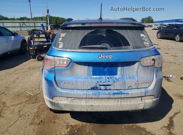 3C4NJDCB1LT215904 2020 JEEP COMPASS Blue Вид ззаду