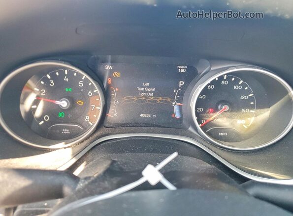 3C4NJDCB1LT215904 2020 JEEP COMPASS Blue Вид щитка приладів
