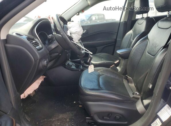 3C4NJDCB1MT595392 2021 JEEP COMPASS Blue Front interior view