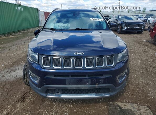 3C4NJDCB1MT595392 2021 JEEP COMPASS Blue Front view