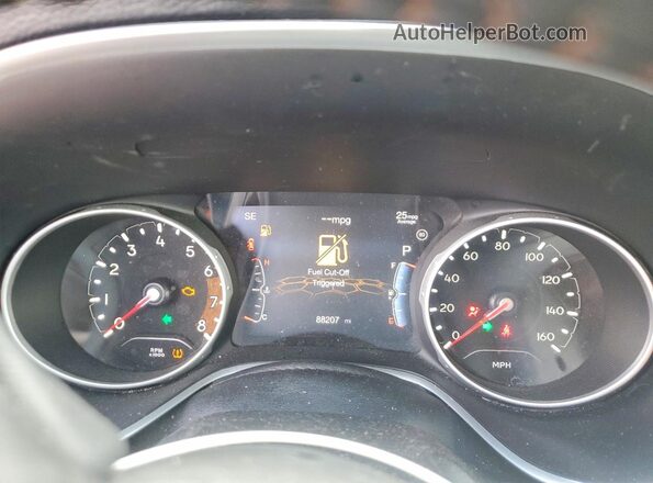 3C4NJDCB1MT595392 2021 JEEP COMPASS Blue Instrument cluster view