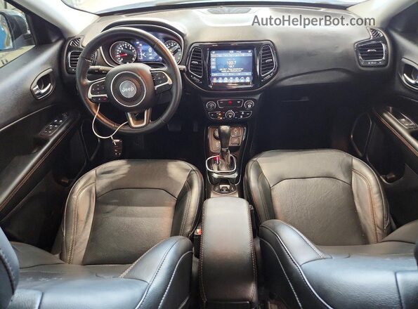 3C4NJDCB2KT766518 2019 JEEP COMPASS Gray Առջևի վահանակի տեսք
