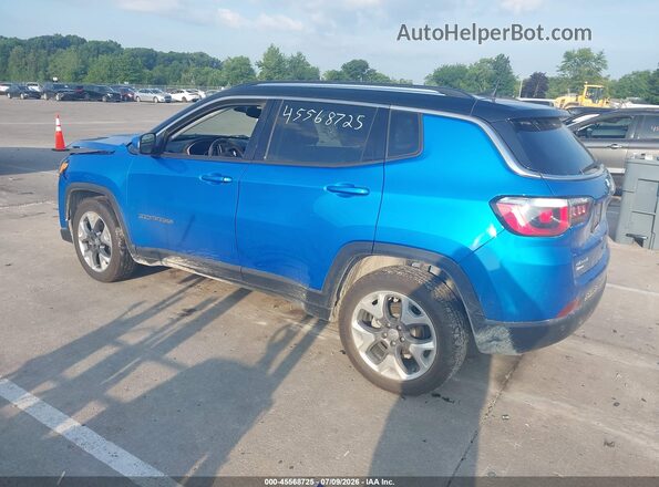 3C4NJDCB2KT800974 2019 JEEP COMPASS Blue Հետևի ձախ