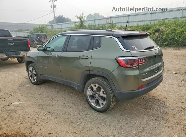 3C4NJDCB2KT827821 2019 JEEP COMPASS Зеленый Задняя левая четверть