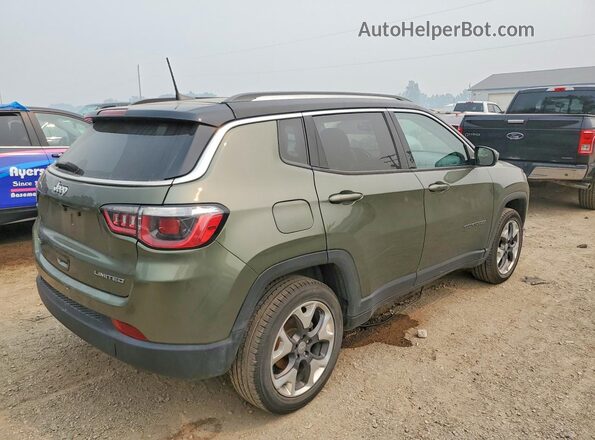 3C4NJDCB2KT827821 2019 JEEP COMPASS Зеленый Задняя правая четверть