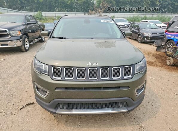 3C4NJDCB2KT827821 2019 JEEP COMPASS Зеленый Вид спереди