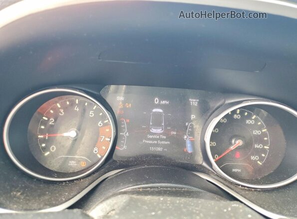 3C4NJDCB2MT553460 2021 JEEP COMPASS Black ხელსაწყოთა პანელის ხედი
