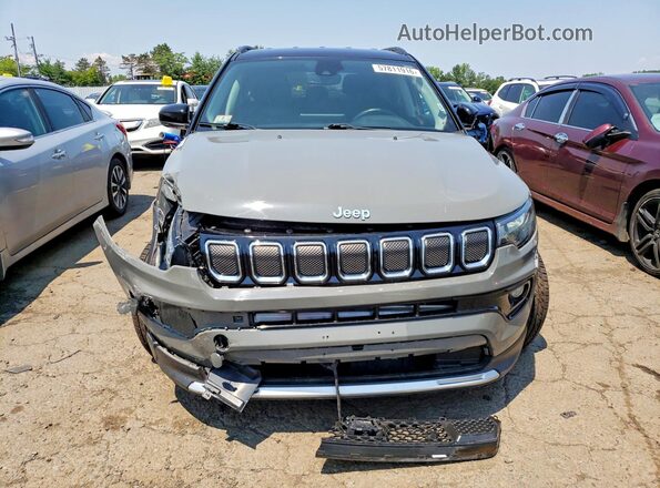 3C4NJDCB2NT110355 2022 JEEP COMPASS Gray Вид спереду