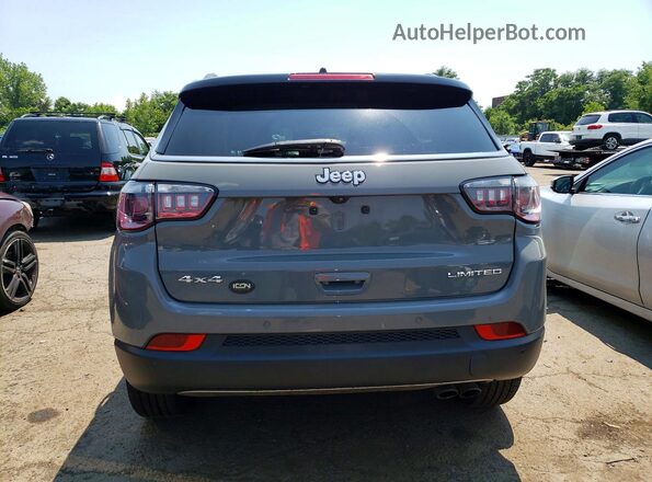 3C4NJDCB2NT110355 2022 JEEP COMPASS Gray Вид ззаду