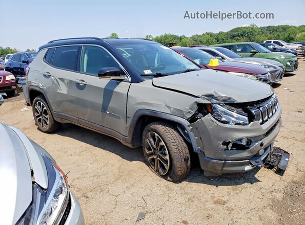 3C4NJDCB2NT110355 2022 JEEP COMPASS Gray Передня права чверть