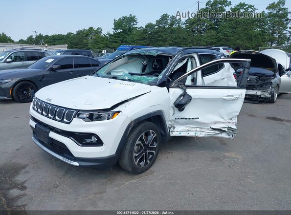 3C4NJDCB2NT147616 2022 JEEP COMPASS White Դիմացի տեսք