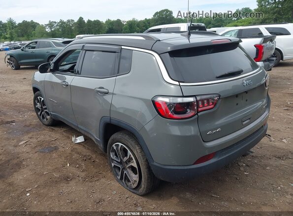 3C4NJDCB2NT177411 2022 JEEP COMPASS Gray Rear left