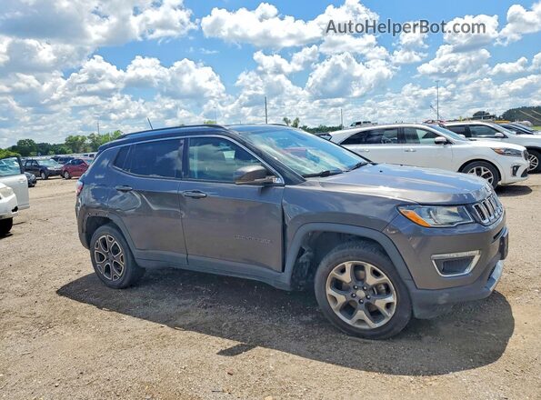 3C4NJDCB3JT282646 2018 JEEP COMPASS Gray Delantero derecho
