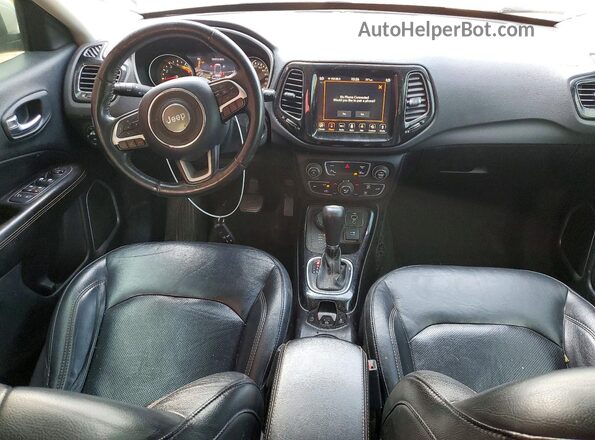 3C4NJDCB3JT417348 2018 JEEP COMPASS White Առջևի վահանակի տեսք