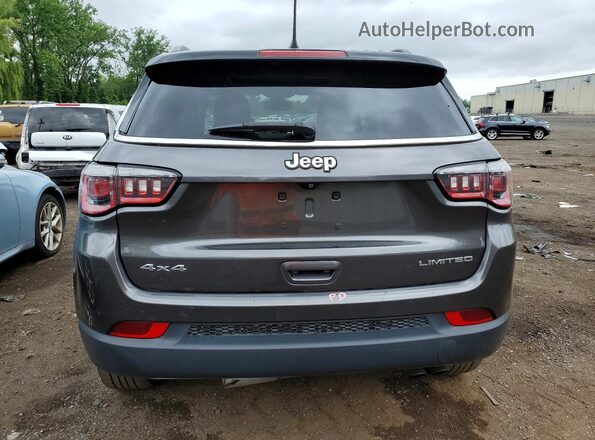 3C4NJDCB3KT599764 2019 JEEP COMPASS Gray უკანა ხედი