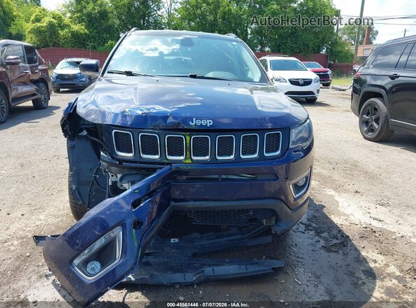 3C4NJDCB3LT204581 2020 JEEP COMPASS Blue Dashboard view